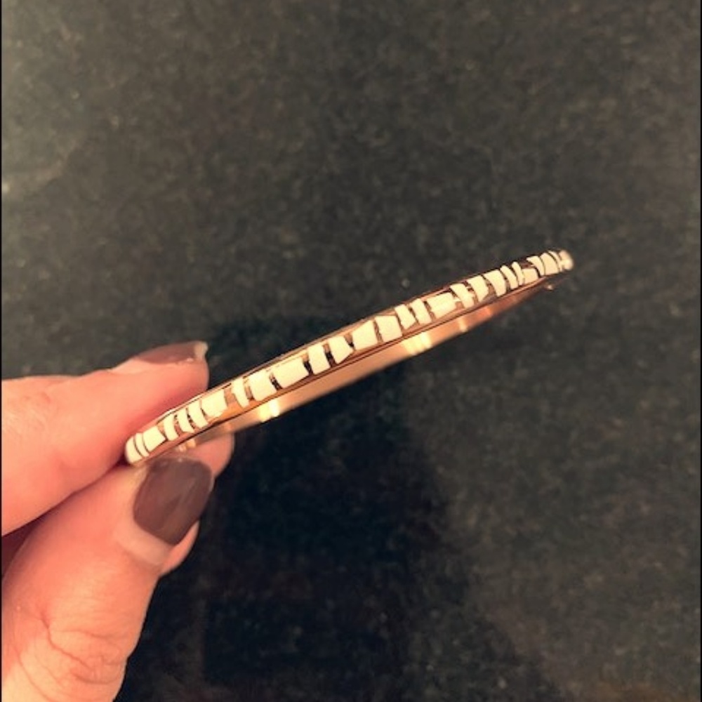 Fossil Gold and White Fleck Bracelet